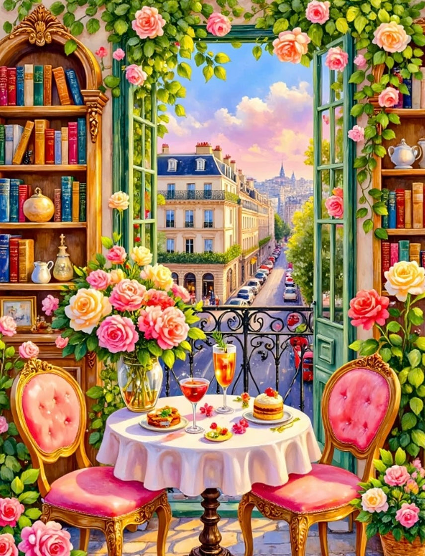 Paint by Numbers Kits Romantic Afternoon Tea