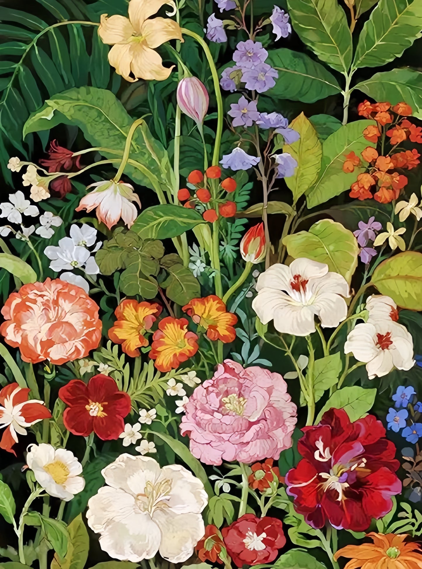 Paint by Numbers Kits Colorful Flowers