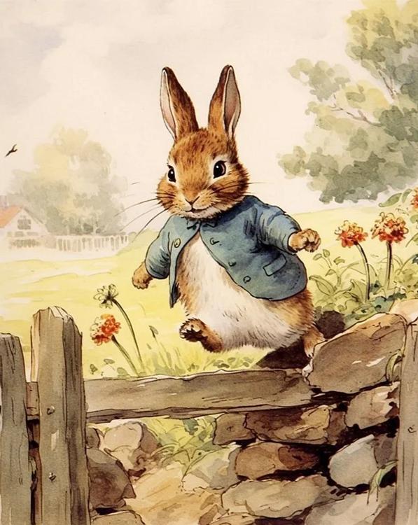 Paint by Numbers Kits Cute Bunny