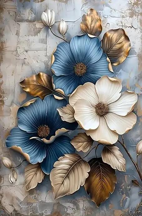 Paint by Numbers Kit Flowers