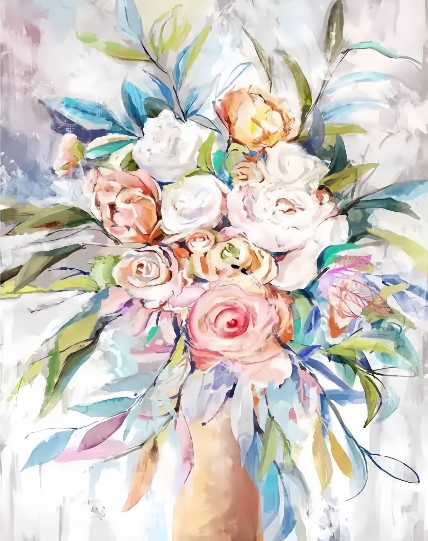 Paint by Numbers Kits Abstract Flower