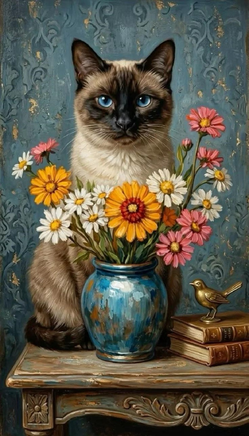 Paint by Numbers Kit Cute Cat