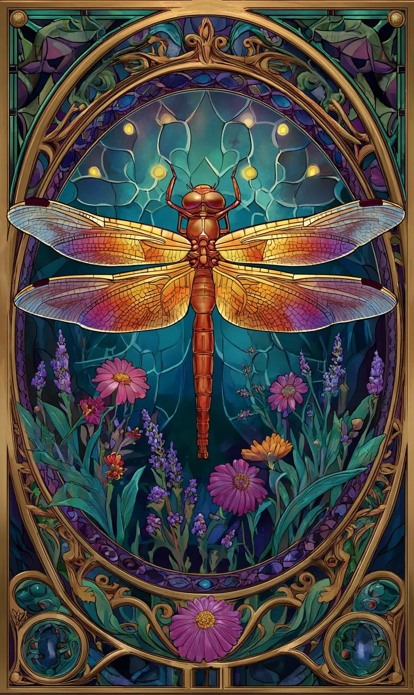 Paint by Numbers Kit Dragonfly