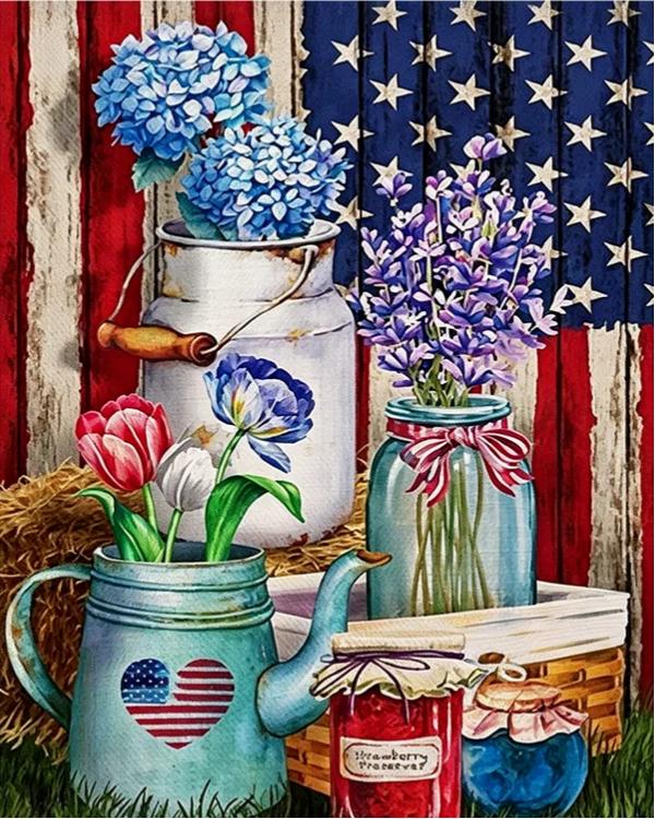 Paint by Numbers Kits Vase