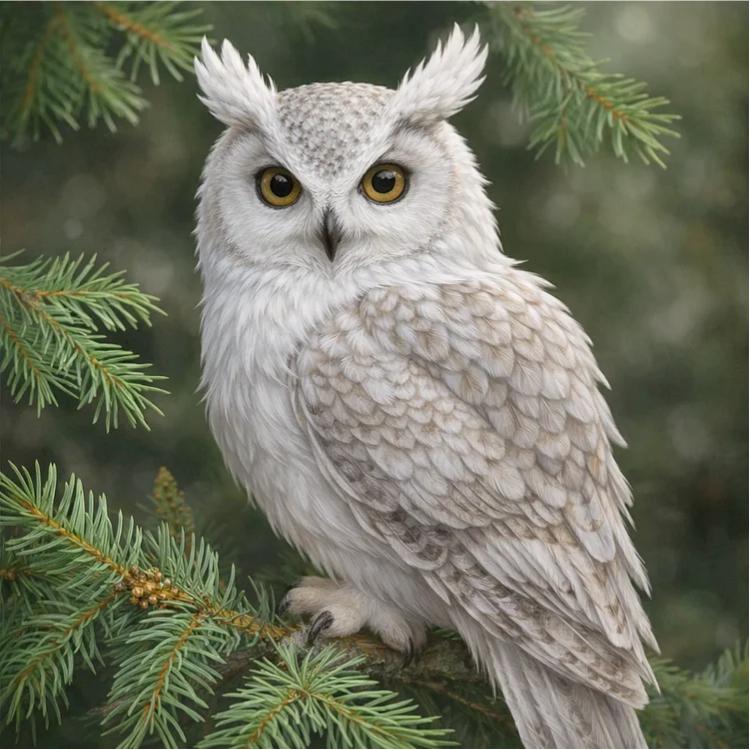 Paint by Numbers Kit Owl