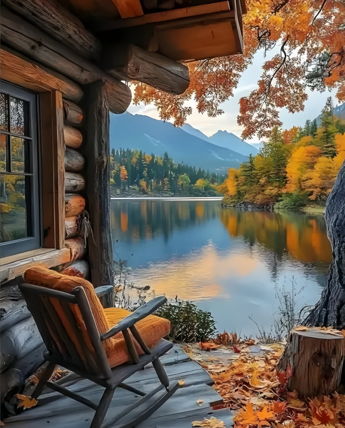 Paint by Numbers Kits Lakeside House