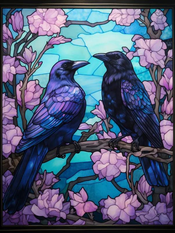 Paint by Numbers Kits Flowers And Birds