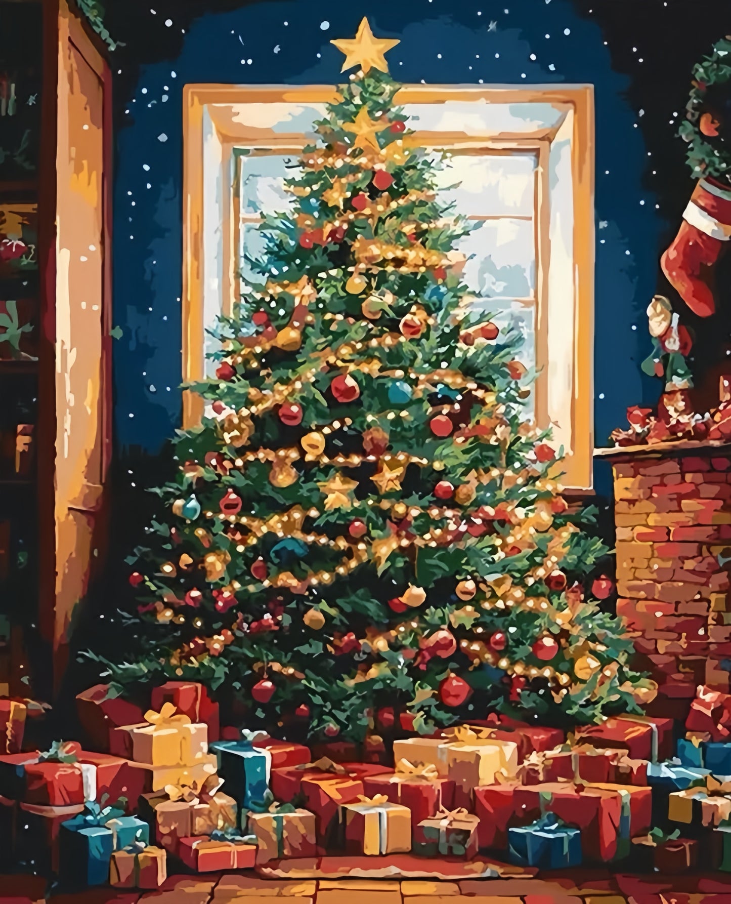Paint by Numbers Kits Christmas Tree