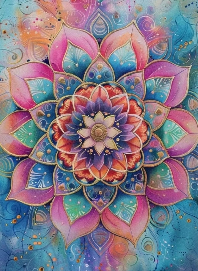 Paint by Numbers Kits Colorful Flowers