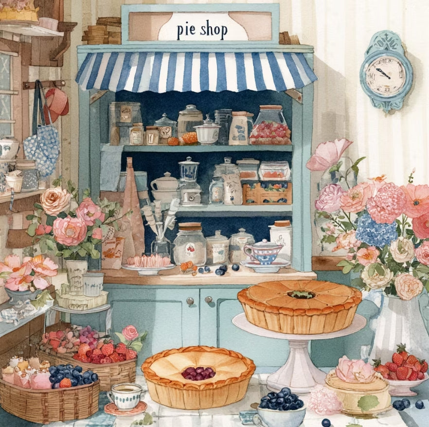 Paint by Numbers Kit Pie Shop