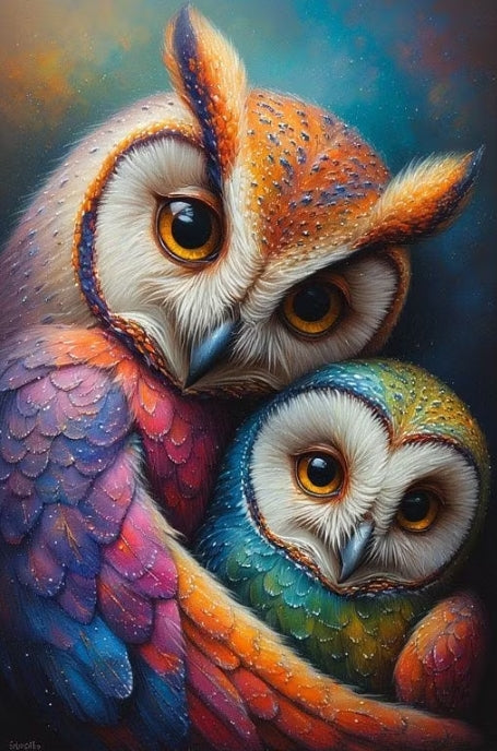 Paint by Numbers Kit Owl