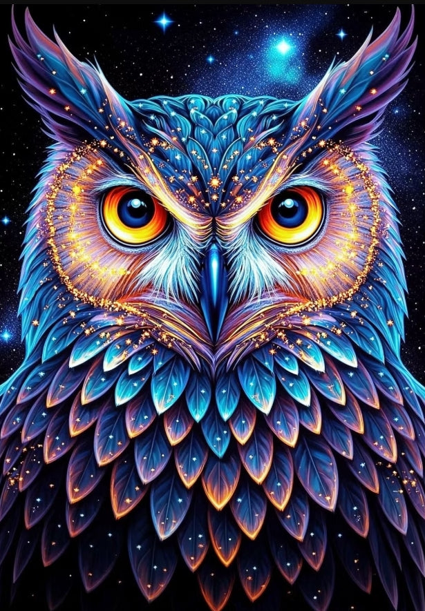 Paint by Numbers Kits Abstract Owl