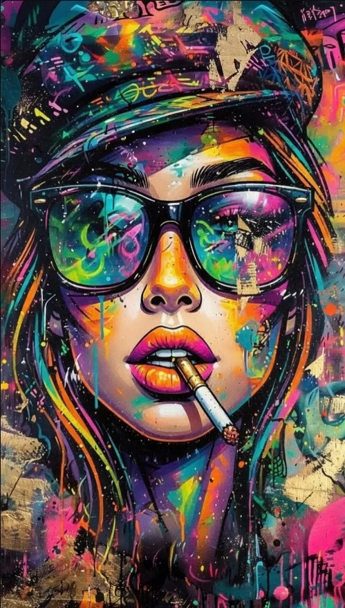 Paint by Numbers Kit Cool Woman