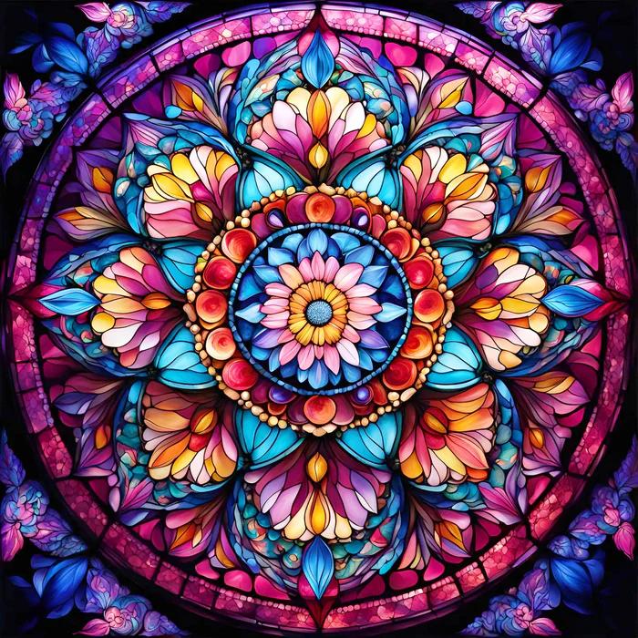 Paint by Numbers Kit Mandala
