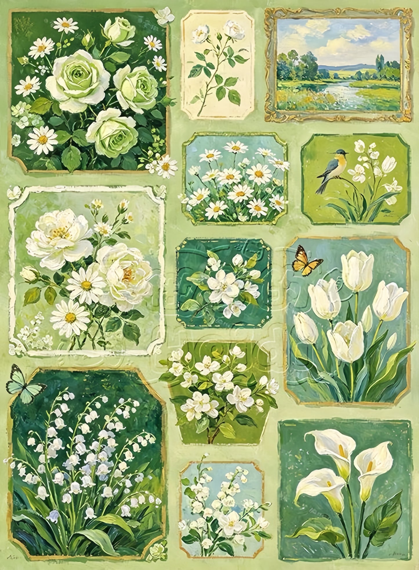 Paint by Numbers Kits Various flowers
