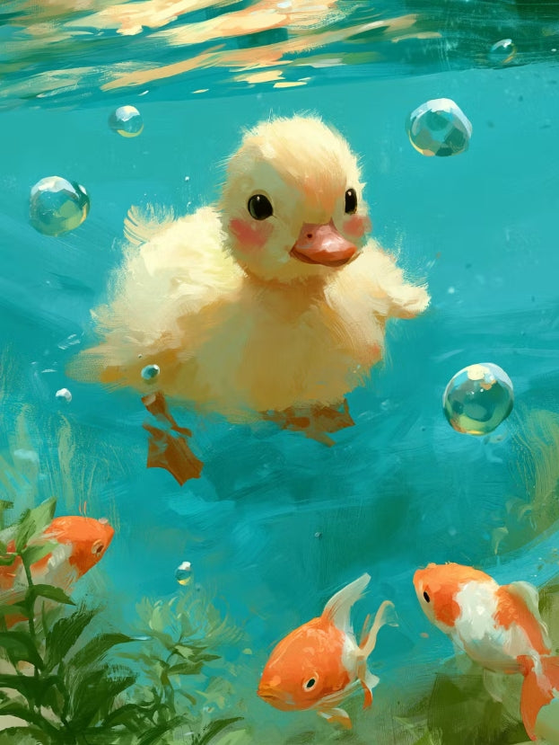 Paint by Numbers Kits Cute Duck