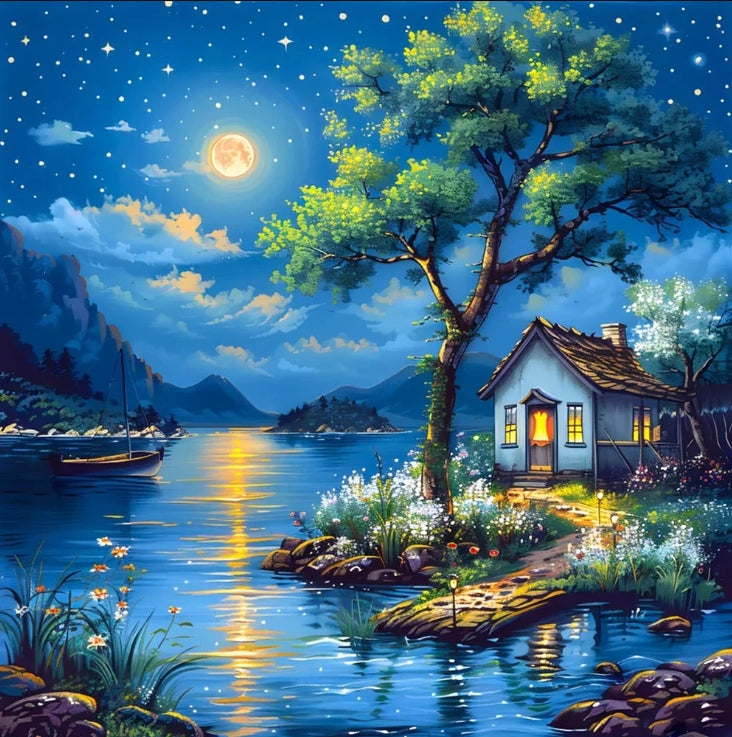 Paint by Numbers Kit Night View