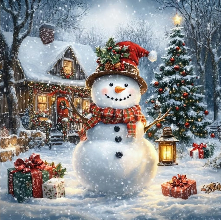 Paint by Numbers Kit Snowman