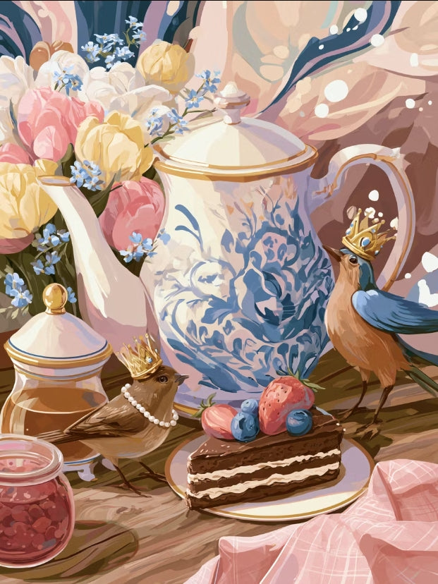 Paint by Numbers Kits Afternoon Tea