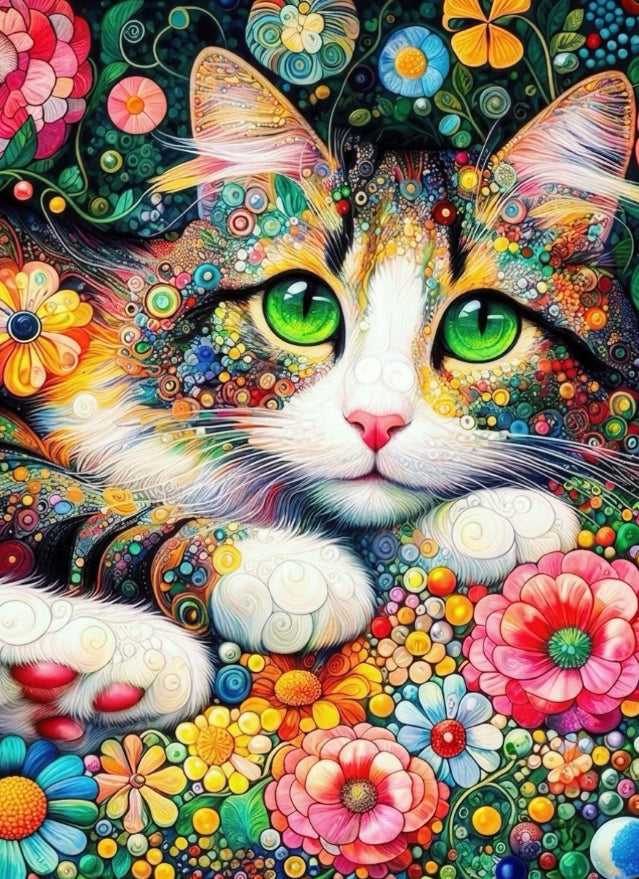 Paint by Numbers Kits Cat
