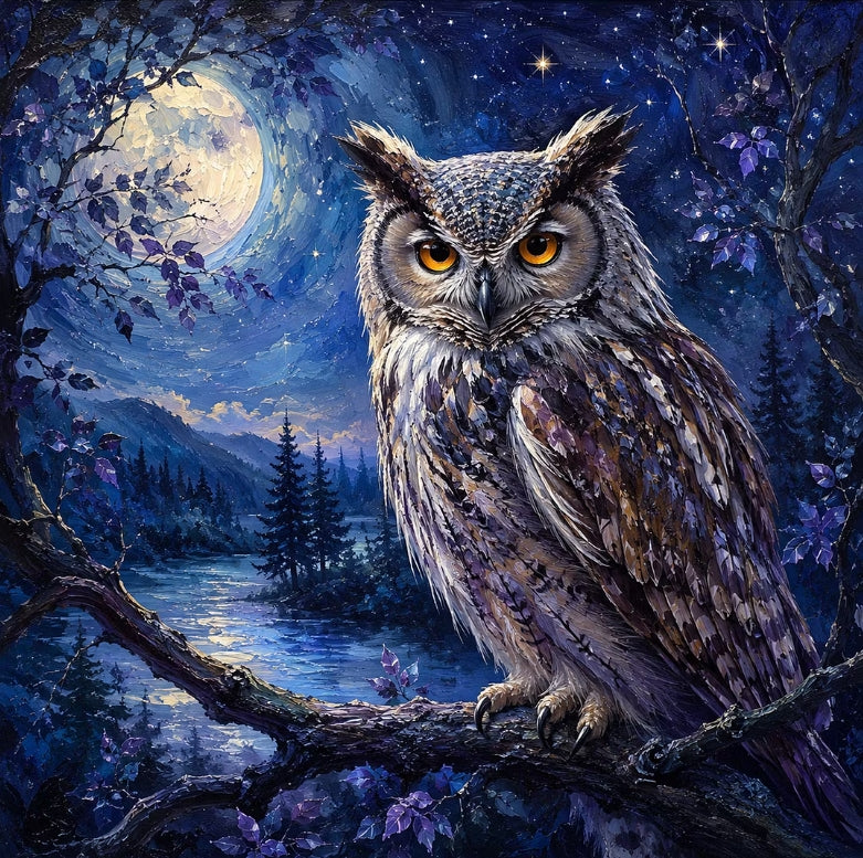 Paint by Numbers Kit Owl