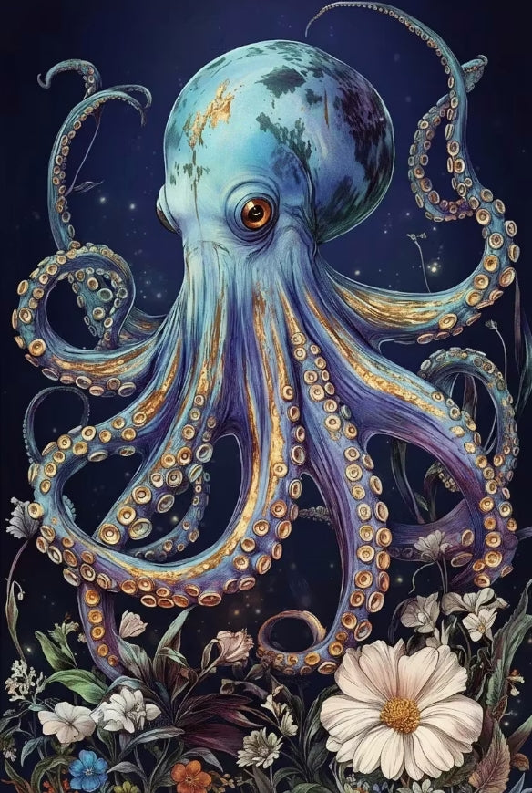 Paint by Numbers Kit Octopus