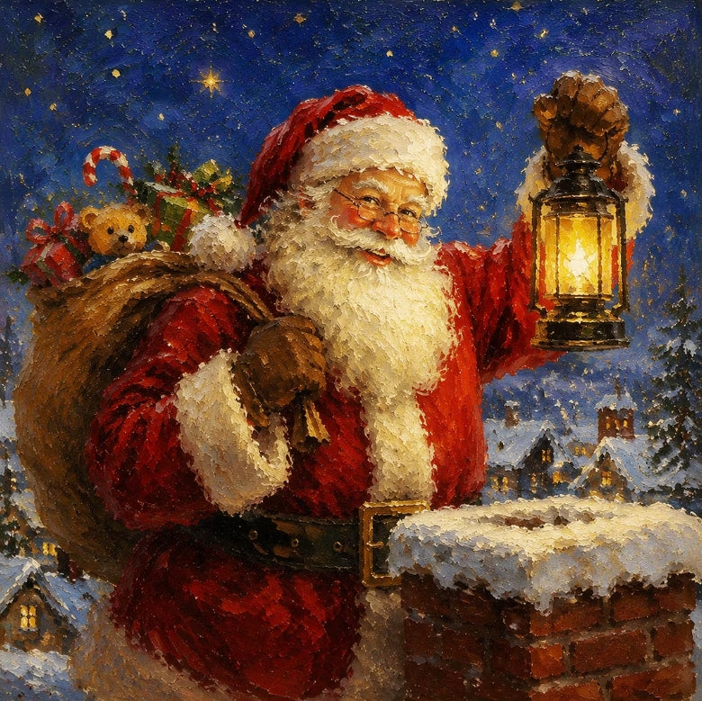 Paint by Numbers Kit Santa Claus