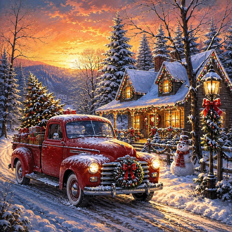 Paint by Numbers Kit Christmas