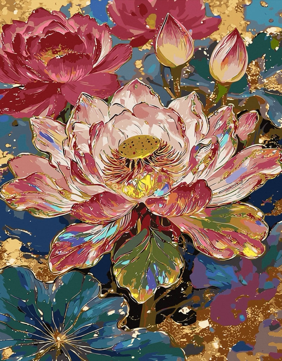 Paint by Numbers Kits Beautiful Flowers