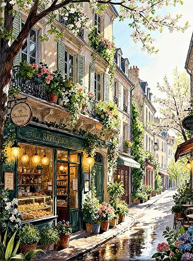 Paint by Numbers Kits Street Scene