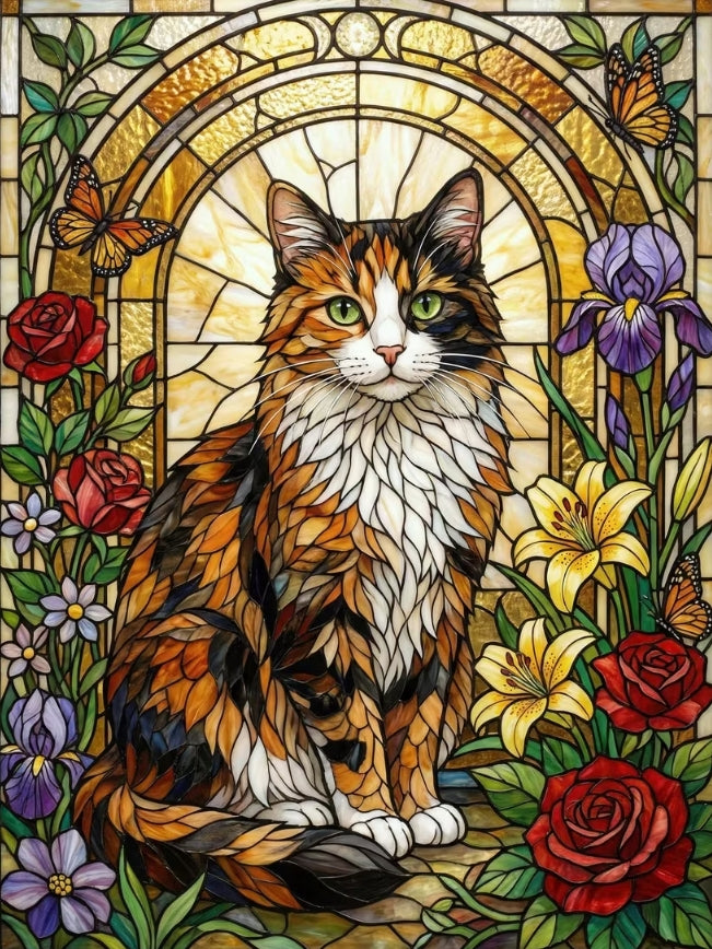 Paint by Numbers Kits Cat