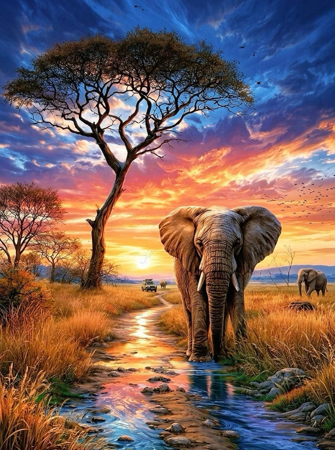 Paint by Numbers Kit Beautiful Scenery