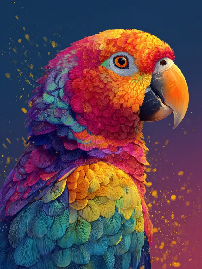 Paint by Numbers Kit Parrot