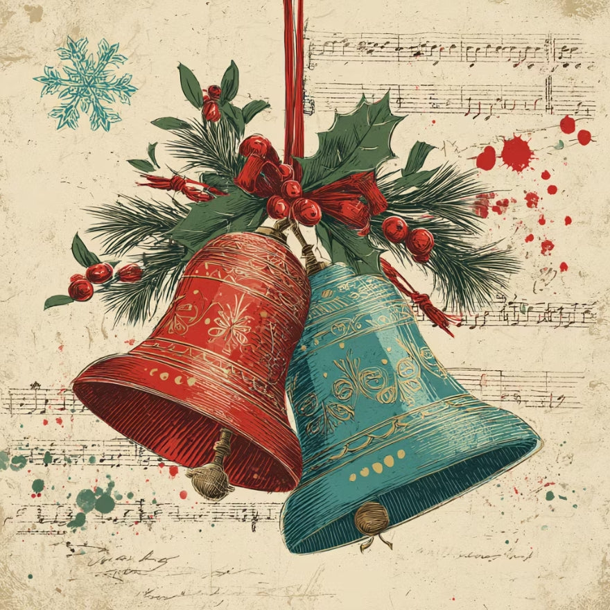 Paint by Numbers Kit Christmas Bell
