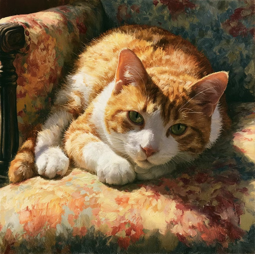 Paint by Numbers Kit Cat