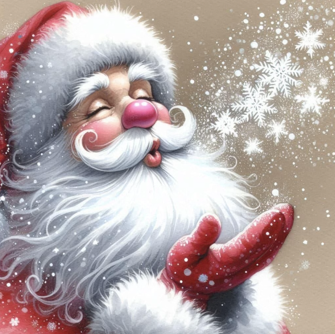 Paint by Numbers Kit Santa Claus