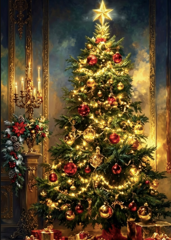 Paint by Numbers Kit Christmas Tree