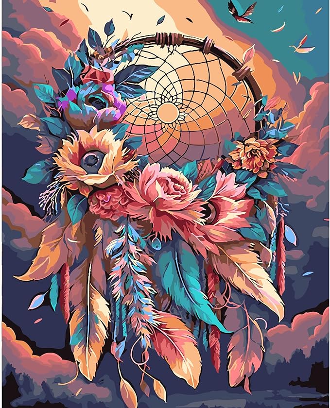 Paint by Numbers Kit Fantasy Dream Catcher