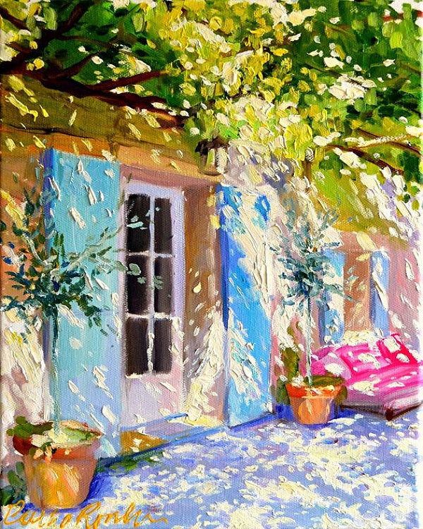 Paint by Numbers Kit Summer Street Scene