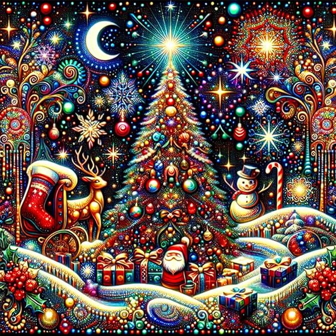 Paint by Numbers Kit Christmas