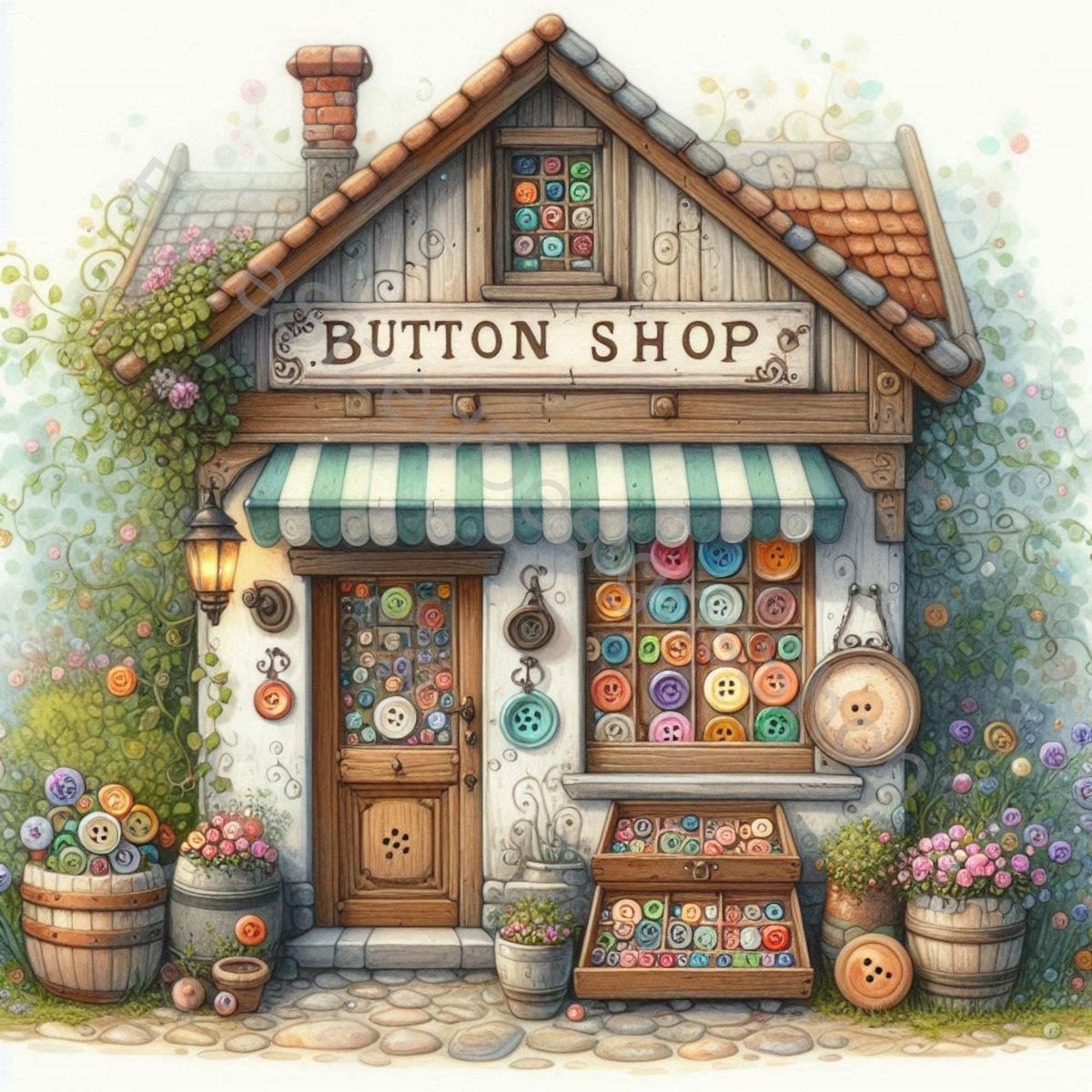 Paint by Numbers Kit Bottle Shop