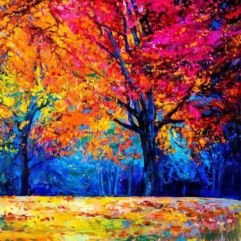 Paint by Numbers Kit Abstract Tree