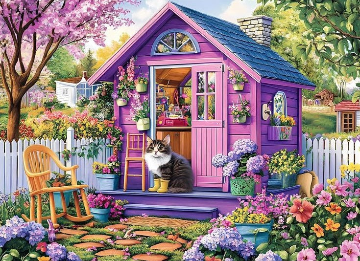 Paint by Numbers Kit Garden House