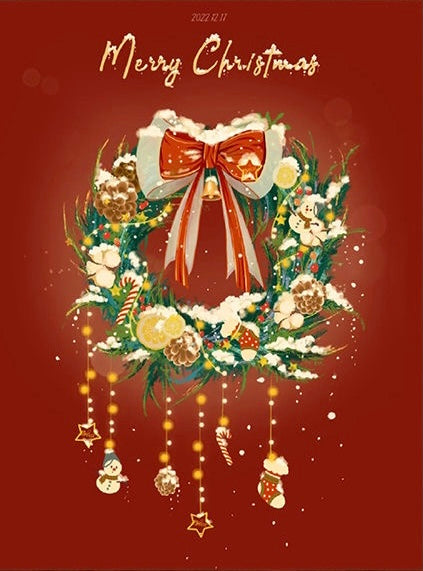 Paint by Numbers Kit Merry Christmas