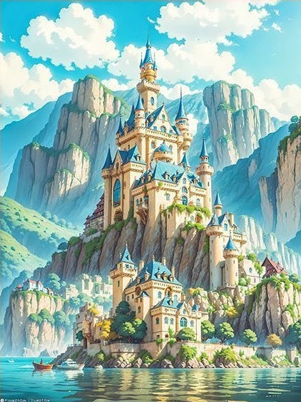 Paint by Numbers Kit Castle