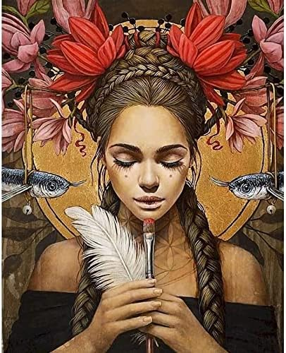 Paint by Numbers Kit Abstract Beautiful Woman