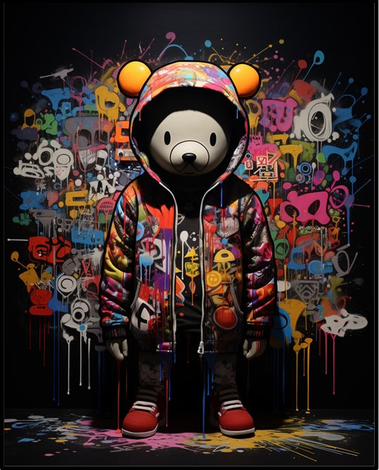 Paint by Numbers Kit Scary Bear