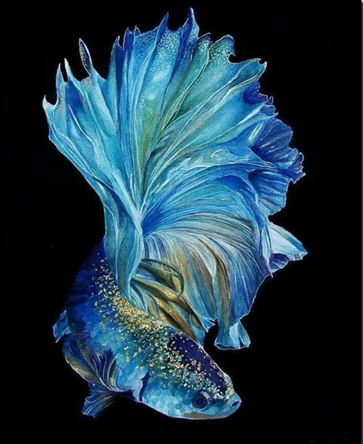 Paint by Numbers Kit Beautiful Fish