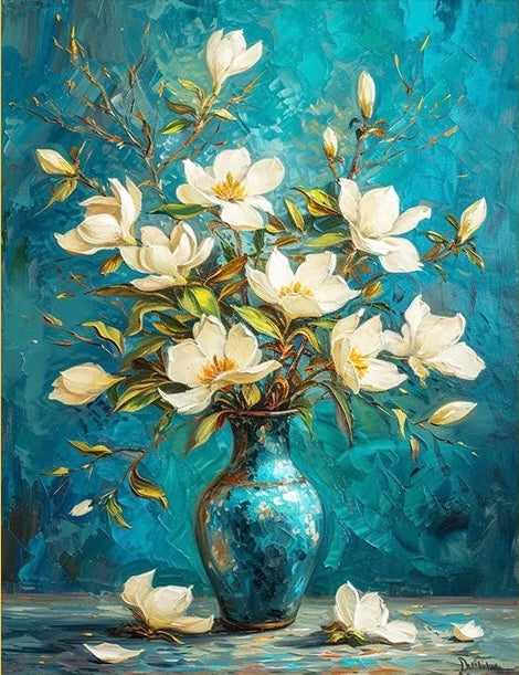 Paint by Numbers Kit Flowers