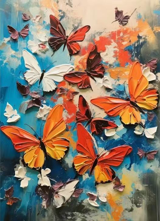 Paint by Numbers Kit Butterflies